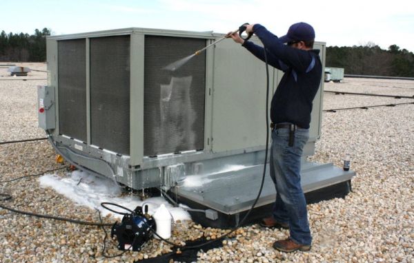 cleaning hvac