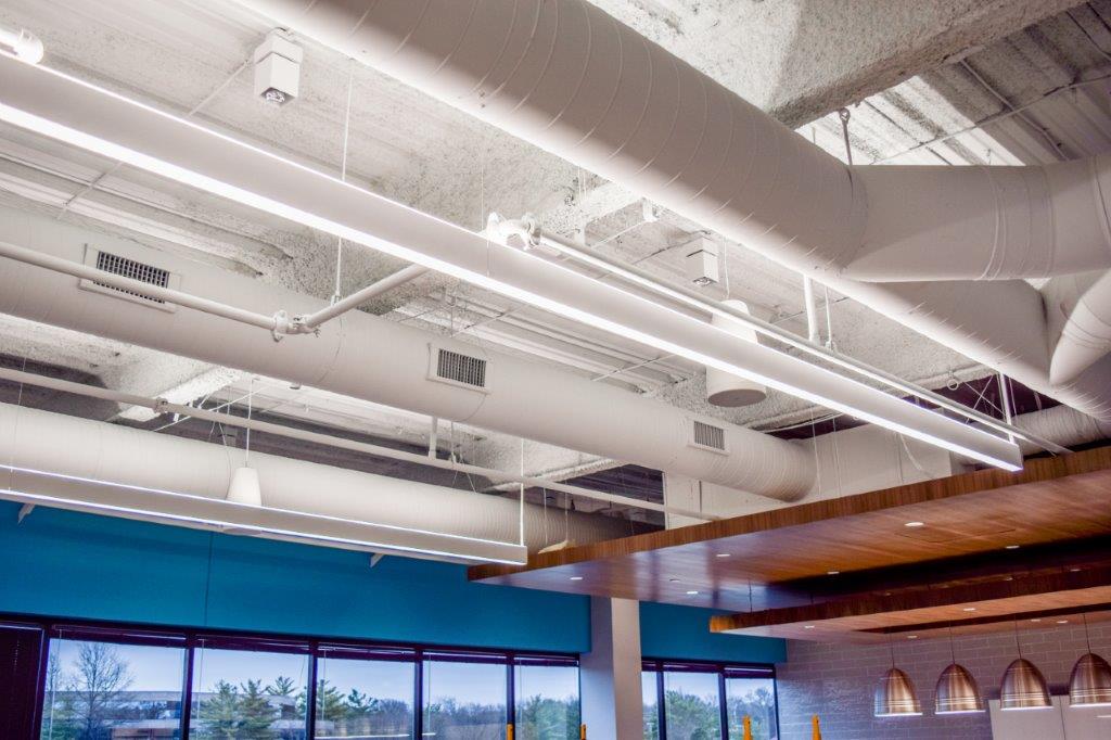 interior duct work and air vents at cushman wakefield