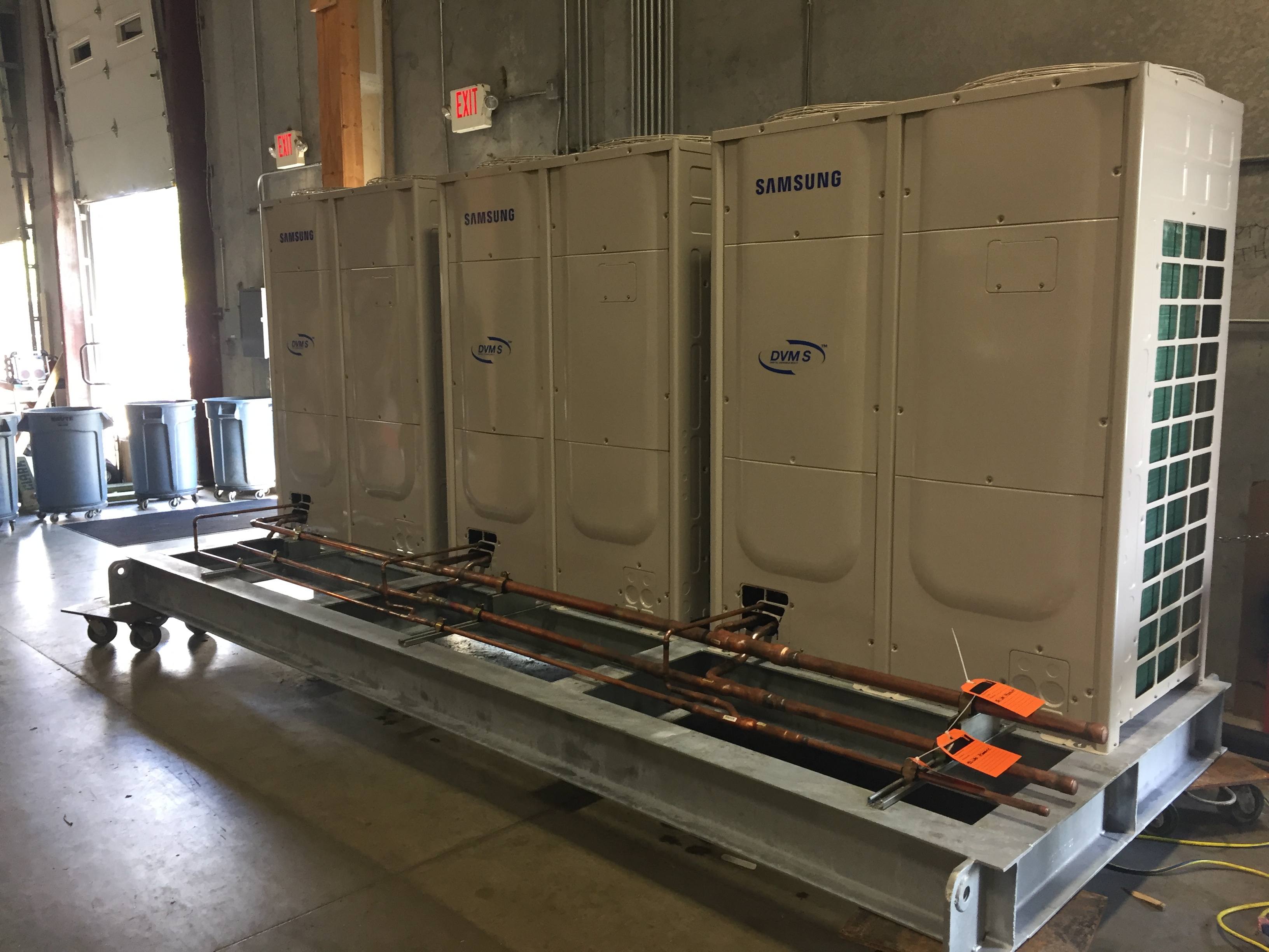 new samsung hvac units installed at st roch parish